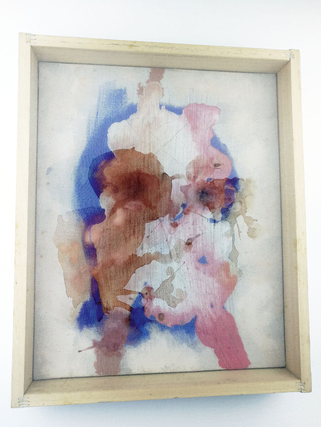 «Série Transparents», «Tête n°492» 2000, acrylique sur fibre polyester et toile, 36 x 44 x 6 cm