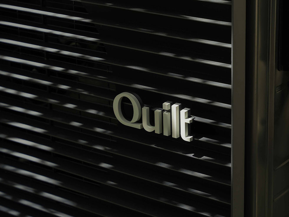 Close-up of Quilt outdoor unit