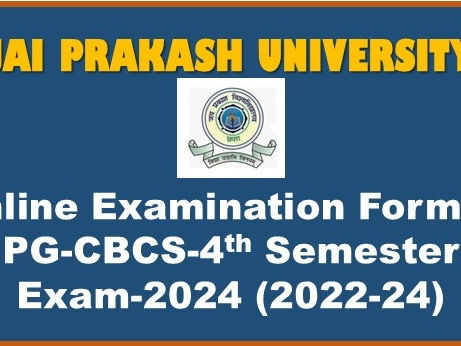 Online Apply for Examination Form of PG-CBCS-4th Semester-Exam-2024 (Session: 2022-24)