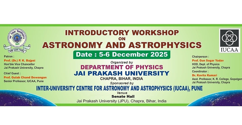 An Introductory Workshop on Astronomy and Astrophysics