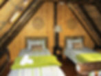 Loft with two single beds