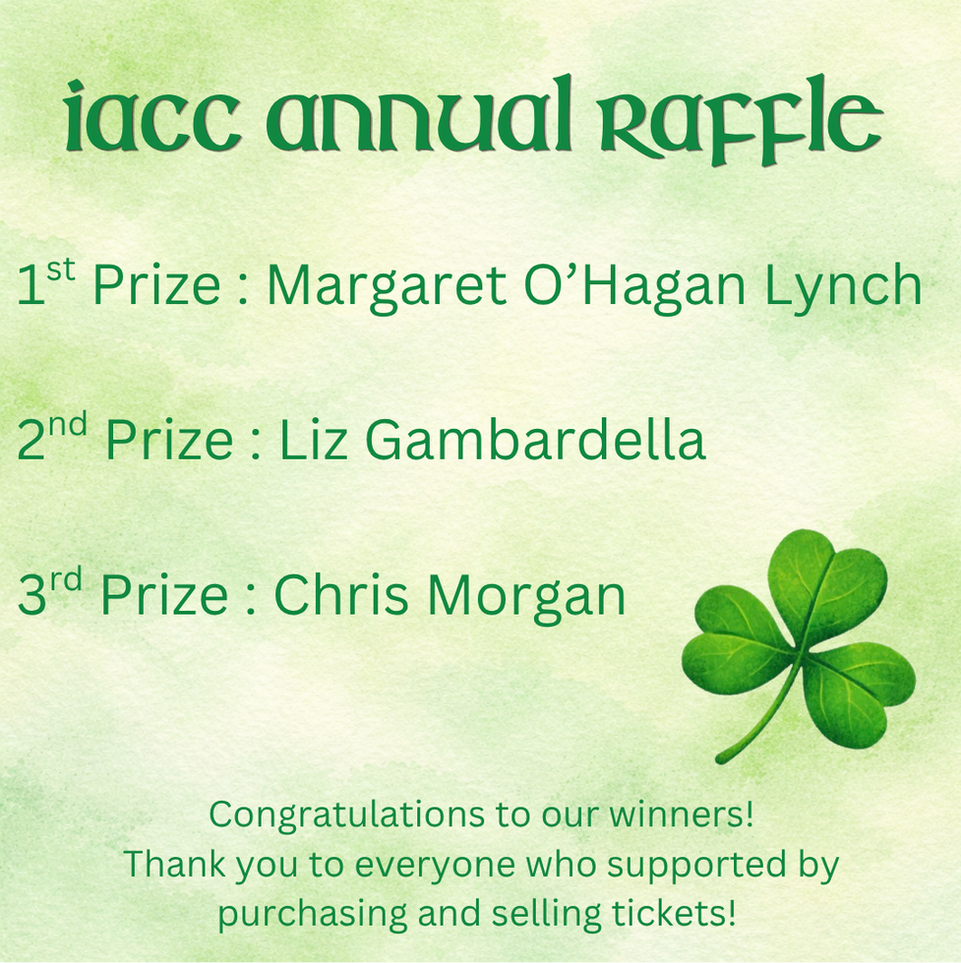 2026 Annual Raffle Winners