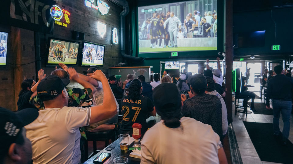 LAFC watch party in Long Beach