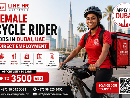 Female Cycle Rider Jobs in Dubai – Direct Employment Opportunity in UAE