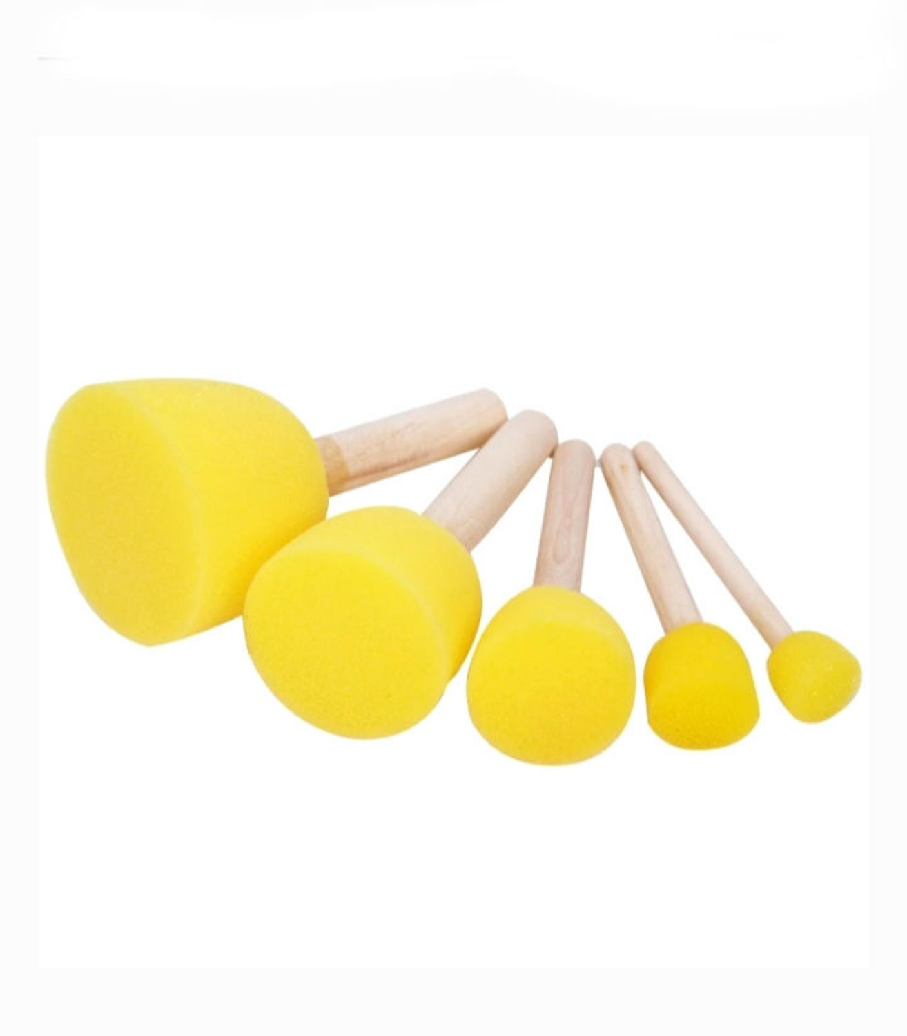 Round sponge brush