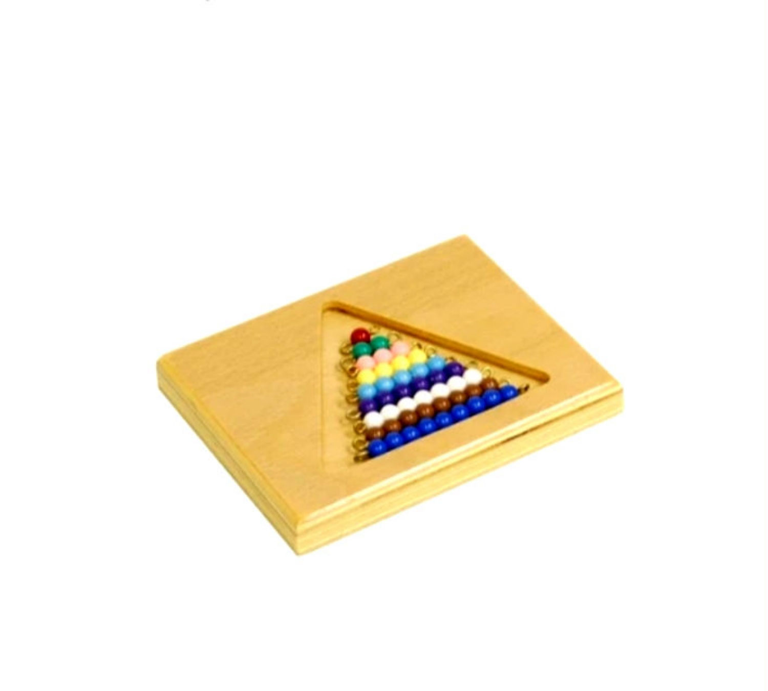 Tray with short bead stair