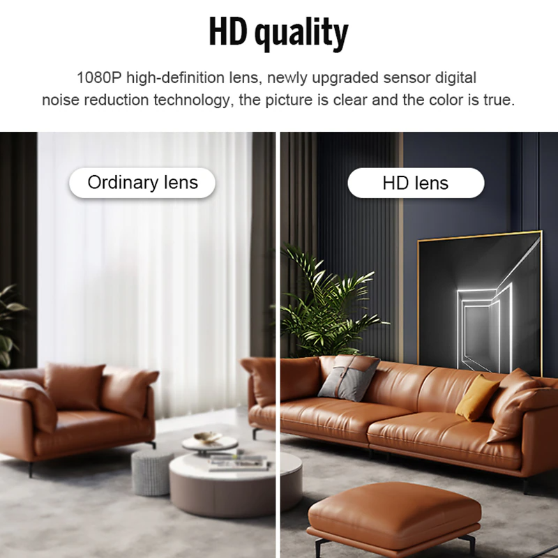 Thumbnail: Mini Hidden Spy Nanny Camera Wireless Nanny Cam WiFi Home Security HD 1080P DVR