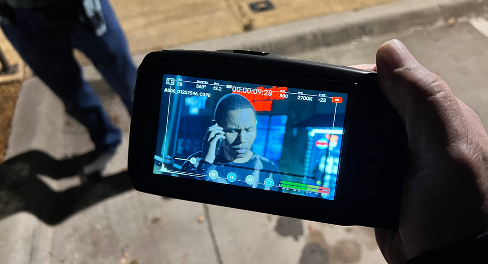 behind the scenes black magic camera acting directing and producing