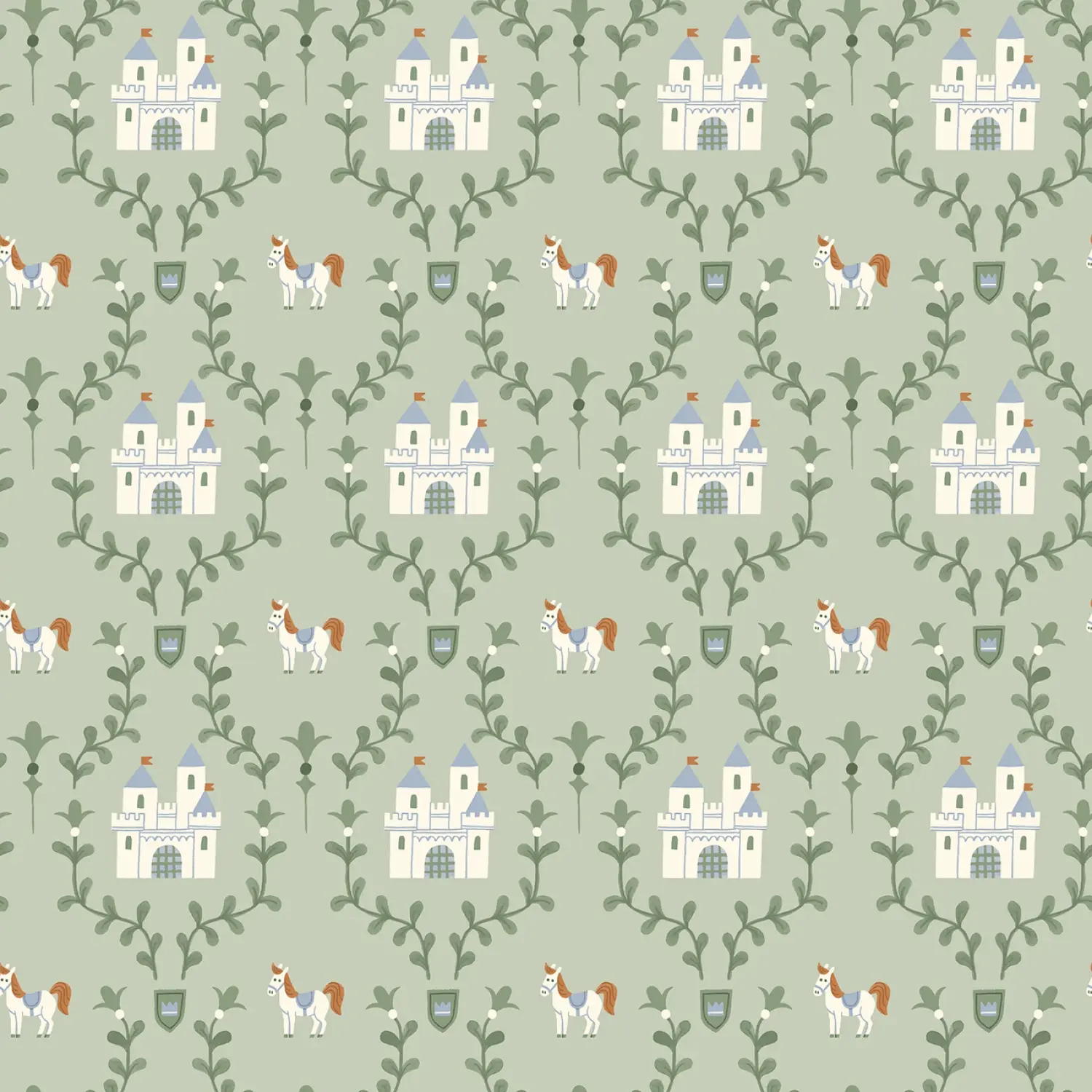 Riley Blake Designs * Faraway Kingdom Enchanted Castle Swamp * C17431-SWAMP