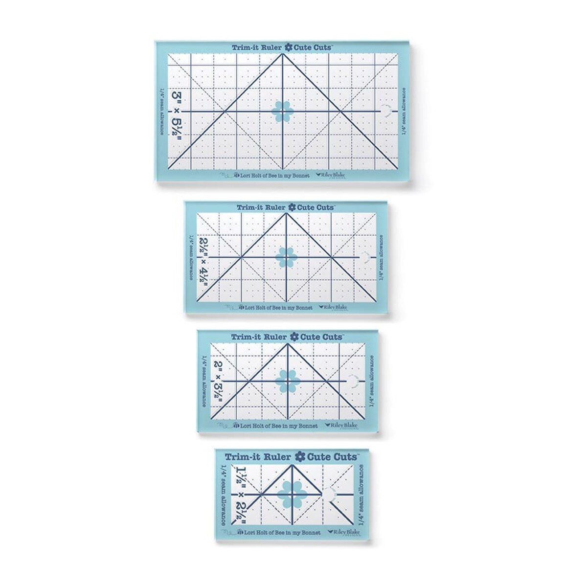 Cute Cuts Trim-it Ruler Small Rectangle Set * STTI-50246