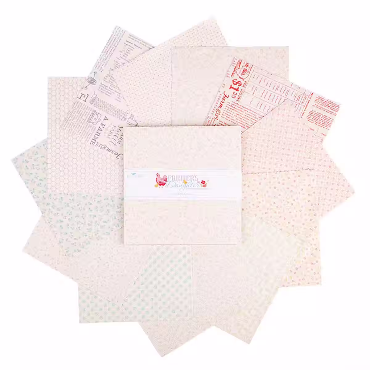 Riley Blake Designs * Farmer's Daughter Backgrounds 10" Stacker * 10-17160B-42