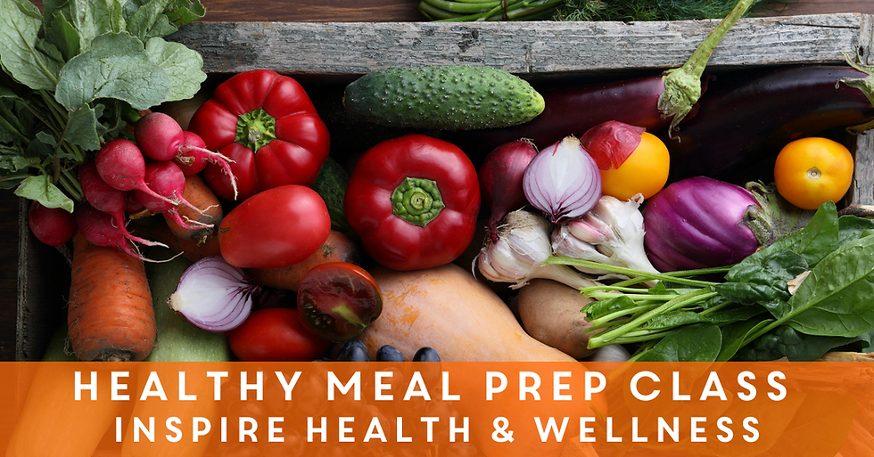 Healthy Meal Prep Class