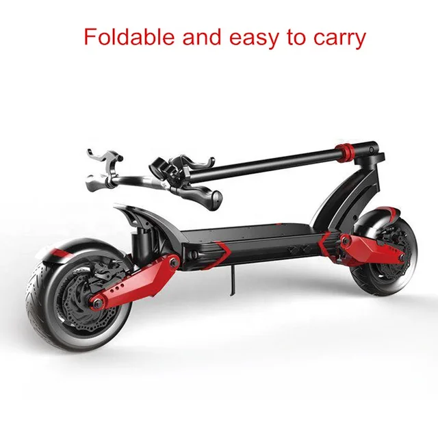 "10X Fast Charging Off-Road 2000W Dual Motor Folding Electric Bike"