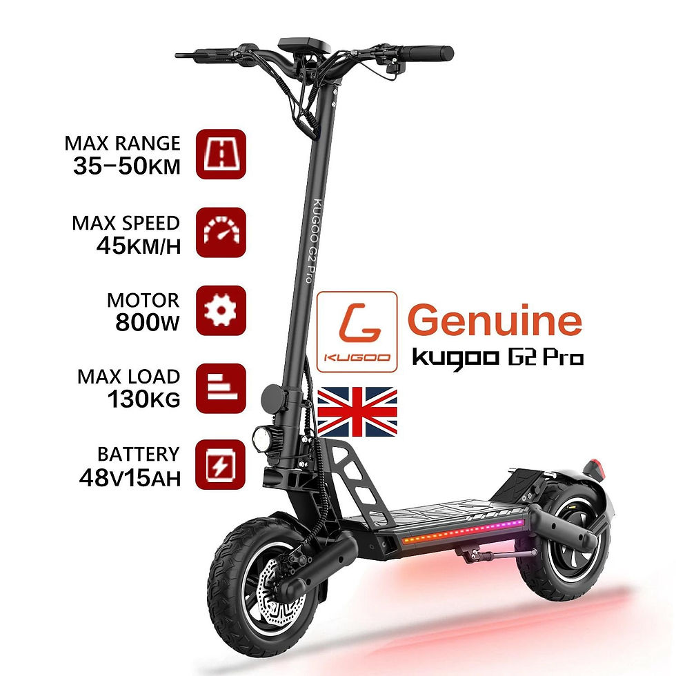 "Genuine KUGOO G2 Pro Folding Electric Scooter: Compact, powerful, and convenient."