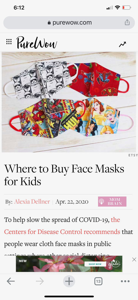 Pure Wow Face Mask