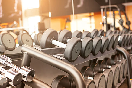 Rows-of-dumbbells-in-the-gym-670378572_2