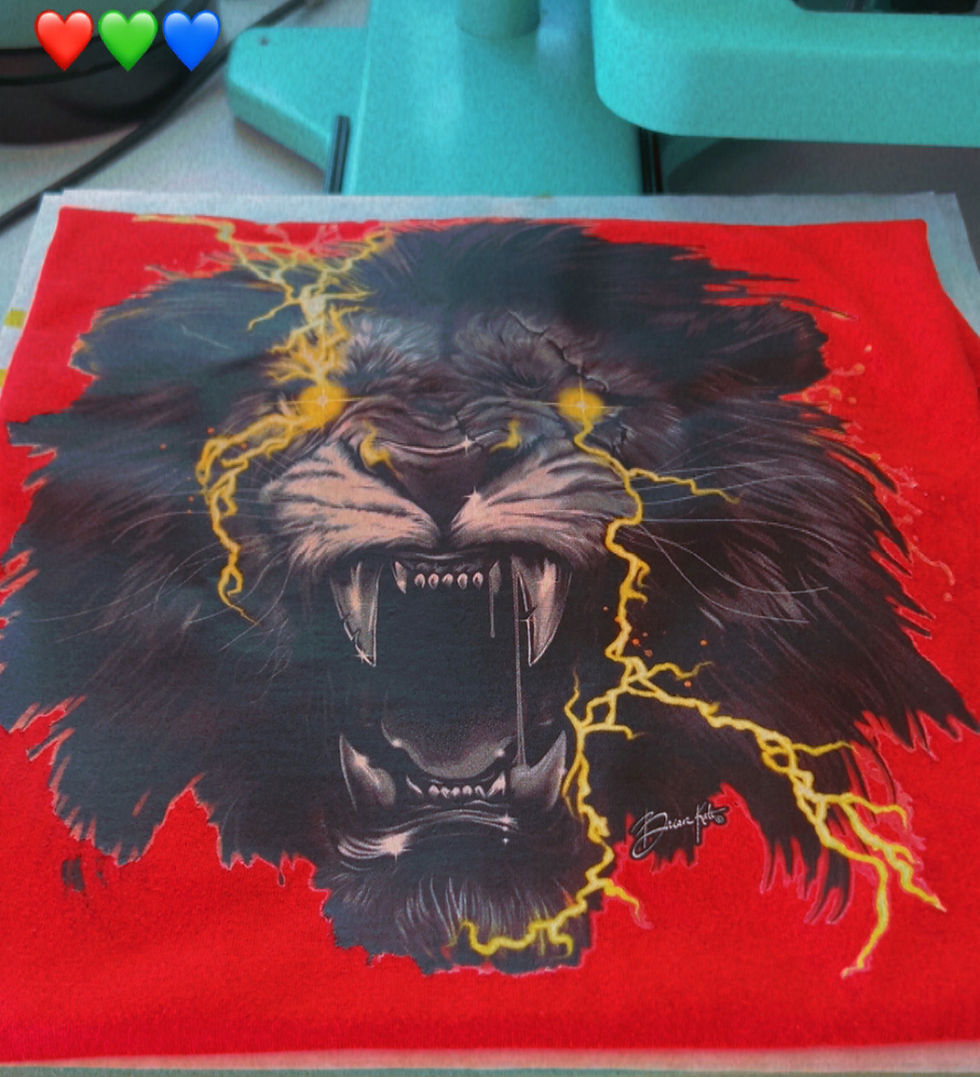 Choppa -Brand Customized T- Shirts Lightning Lion
