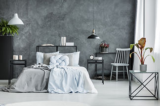Venetian plaster dark grey