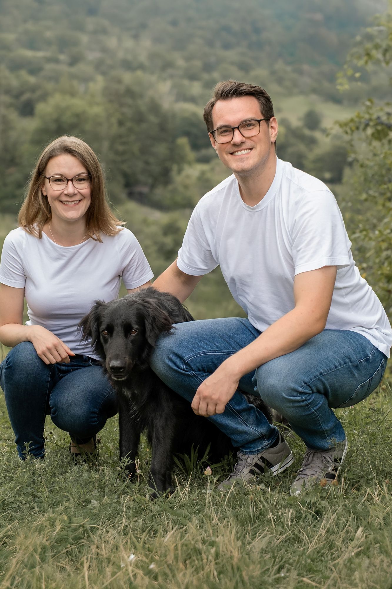 Pärchen-Fotoshooting-mit-Hund-Deckenspronn-Herrenberg-Sindelfingen-Tübingen
