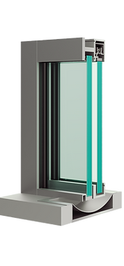 Interior sliding window_section