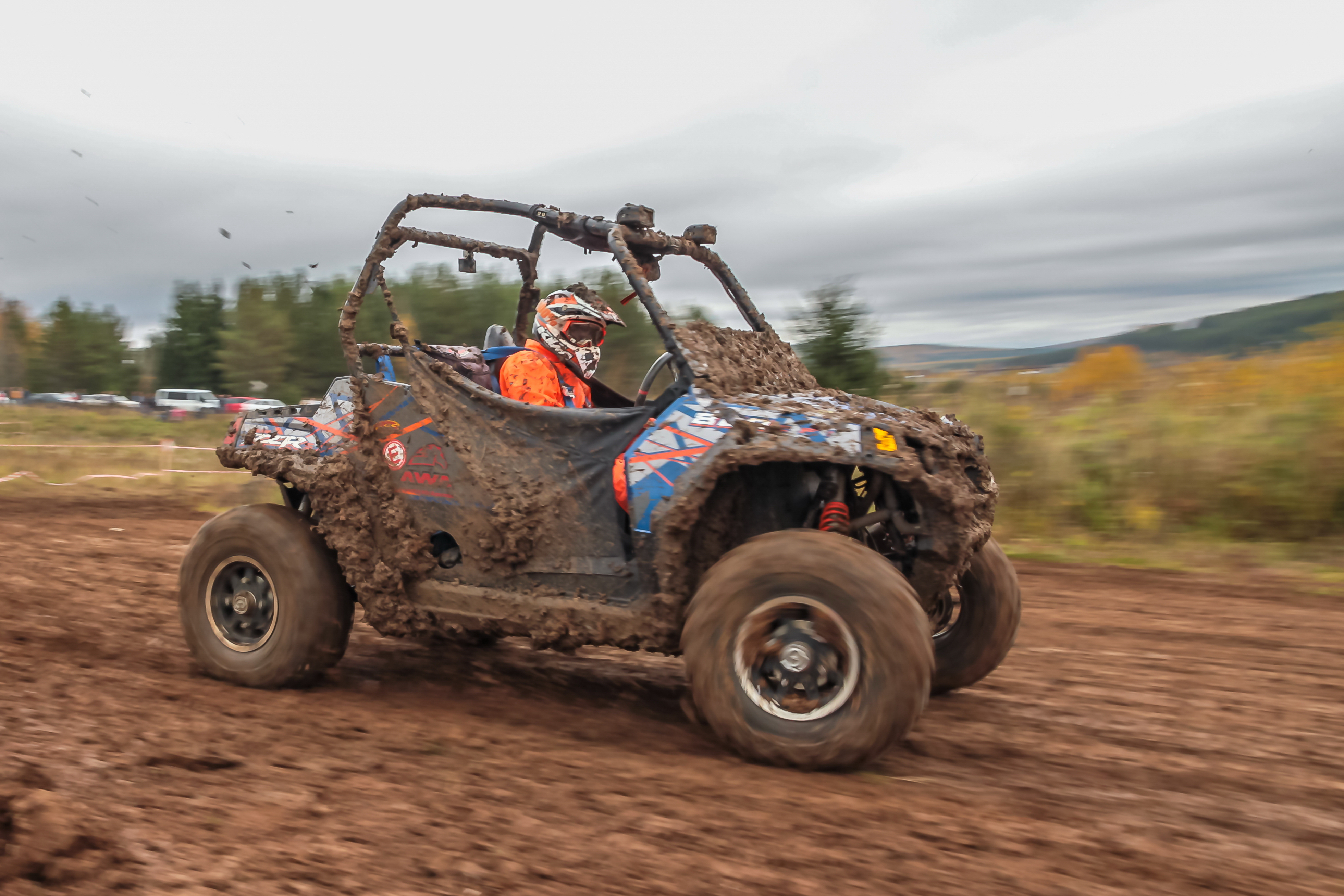 ATV on a dirt trail
