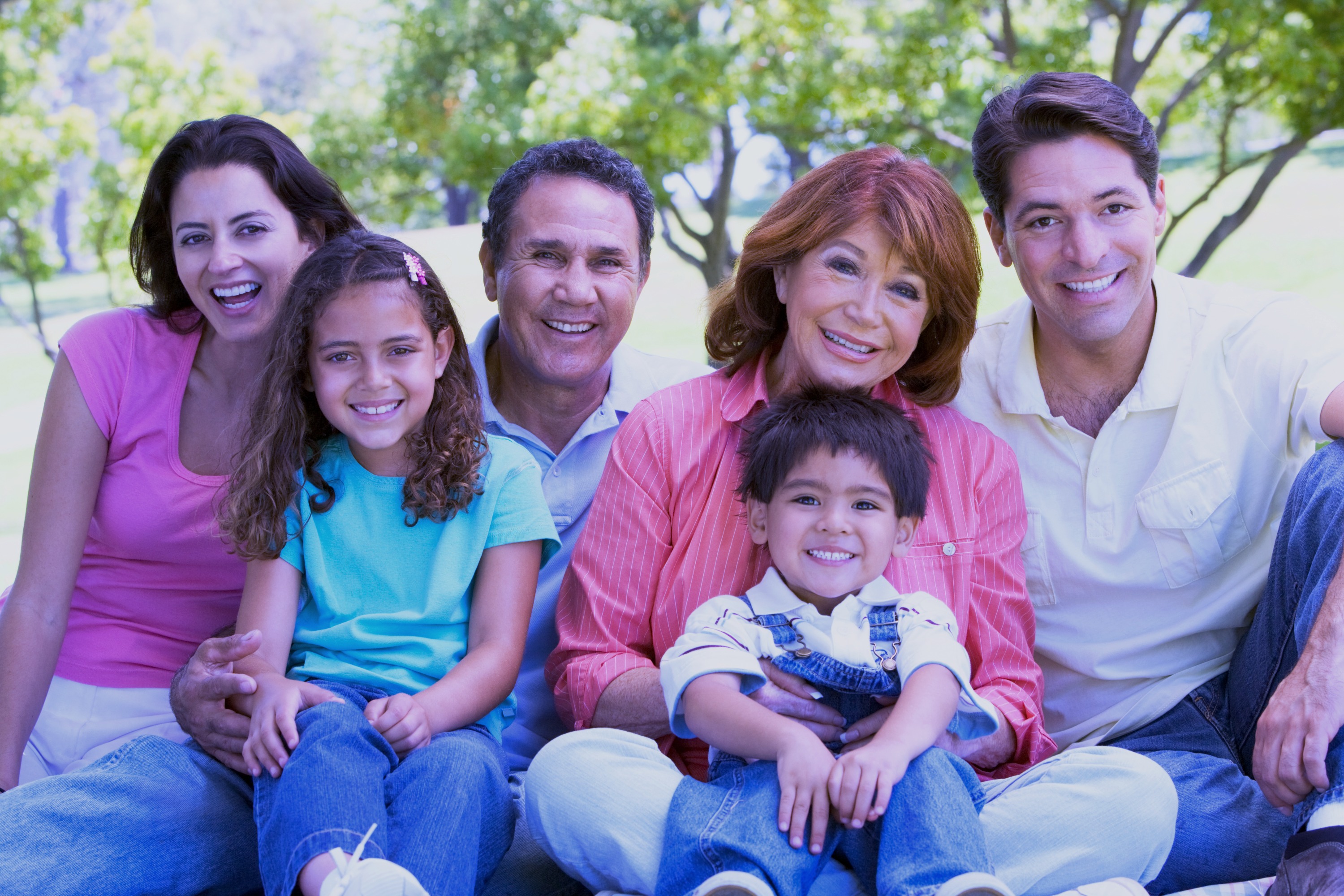 Family enjoying time together outdoors