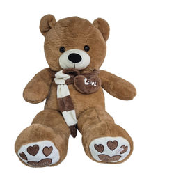 06 Orso sciarpa marrone 70 cm euro 80