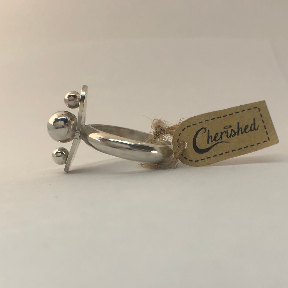 Thumbnail: Contemporary ‘spheres’ ring