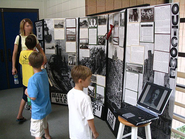 Student-created WWI Display