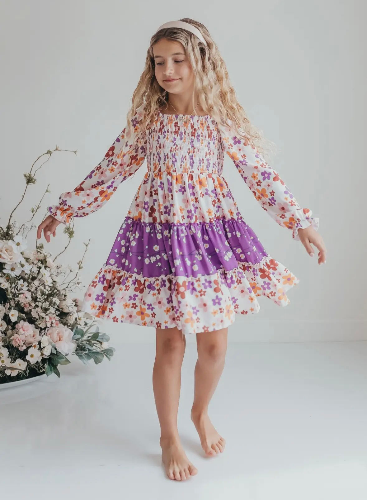 Floral Tiered Dress