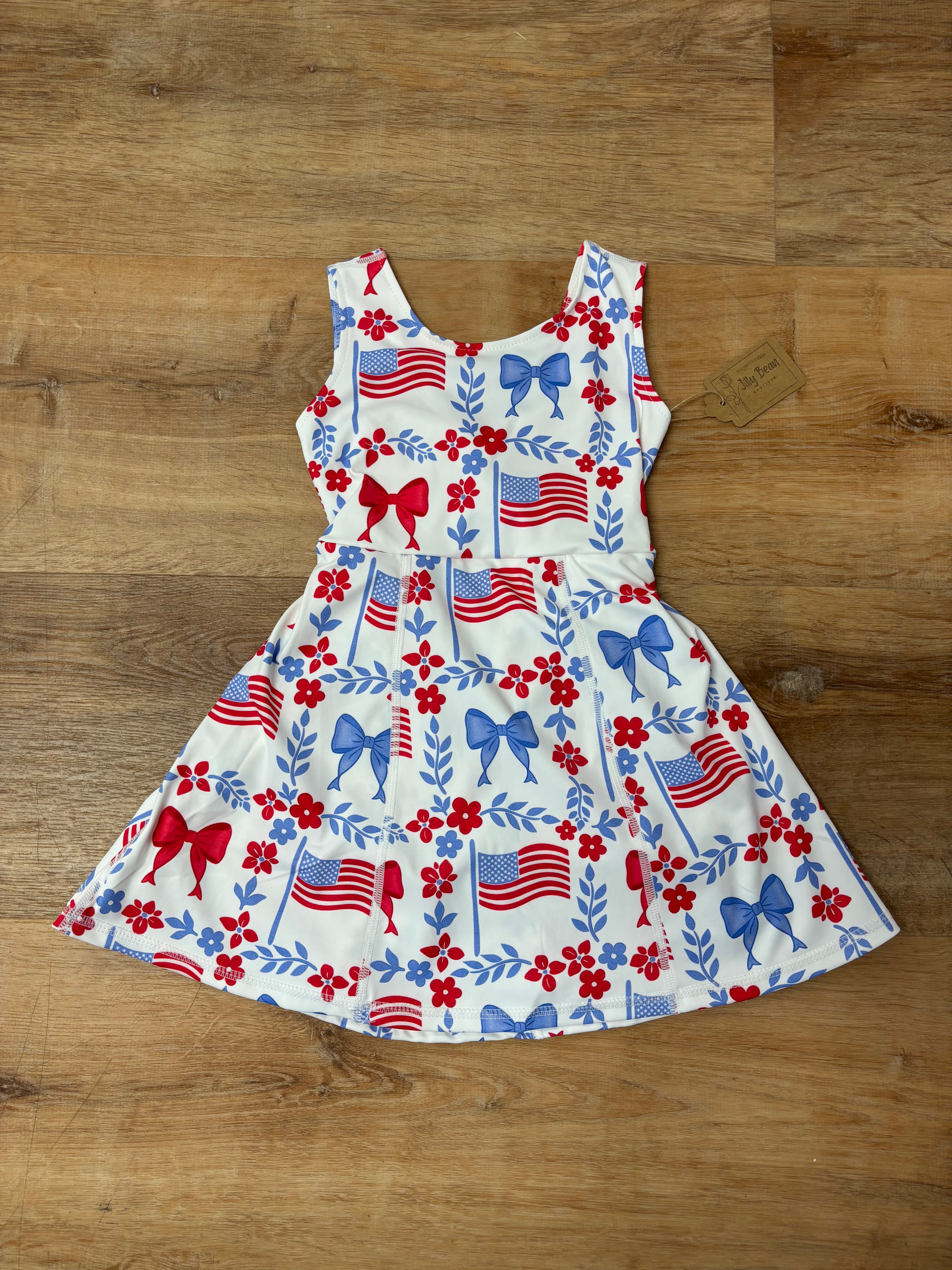 Red, White, Blue Dress