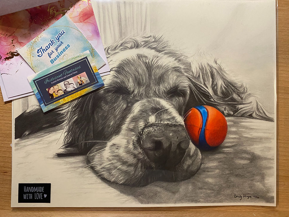 Black and grey with a pop of color! RIP Buck </3 the best boy!