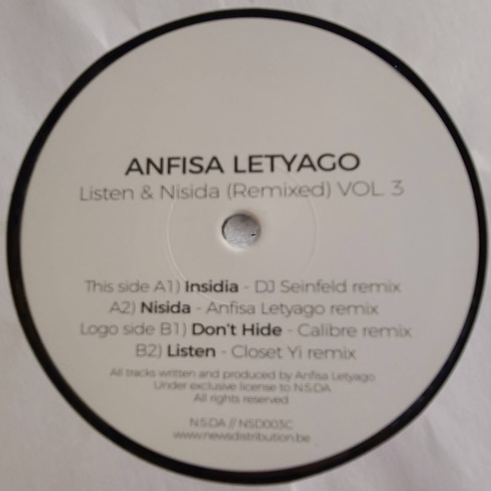 Thumbnail: Anfisa Letyago "Listen & Nisida (Remixed) Vol. 3"