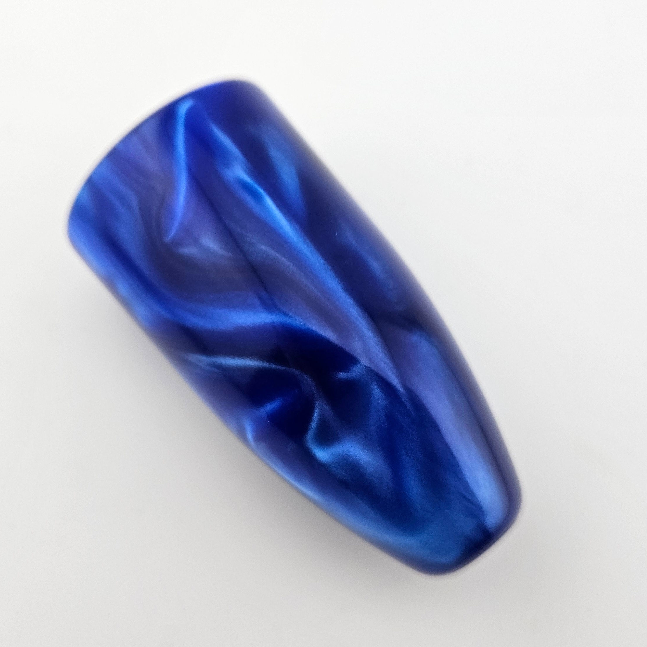 Blue Pearl Swirl Taper Flat Column Shift Knob