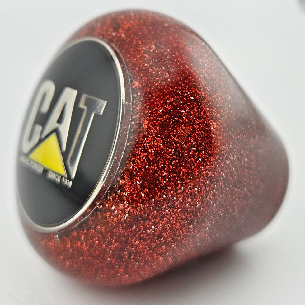 Miniatura: Red Glitter Hanco "Style" CAT Shift Knob