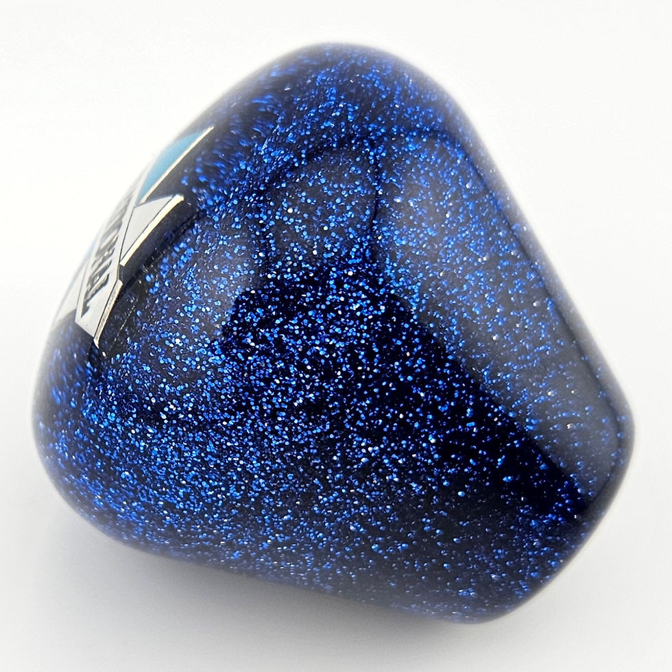 Thumbnail: Blue Glitter Hanco "Style" International Shift Knob
