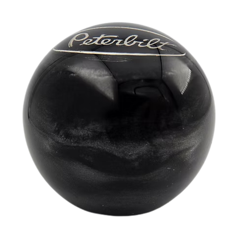 Black Pearl Swirl Peterbilt Ball Shift Knob | Metal Flake City