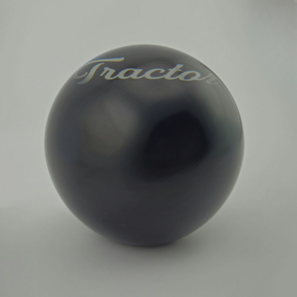 Thumbnail: Solid Black Tractor Ball Air Brake Knob