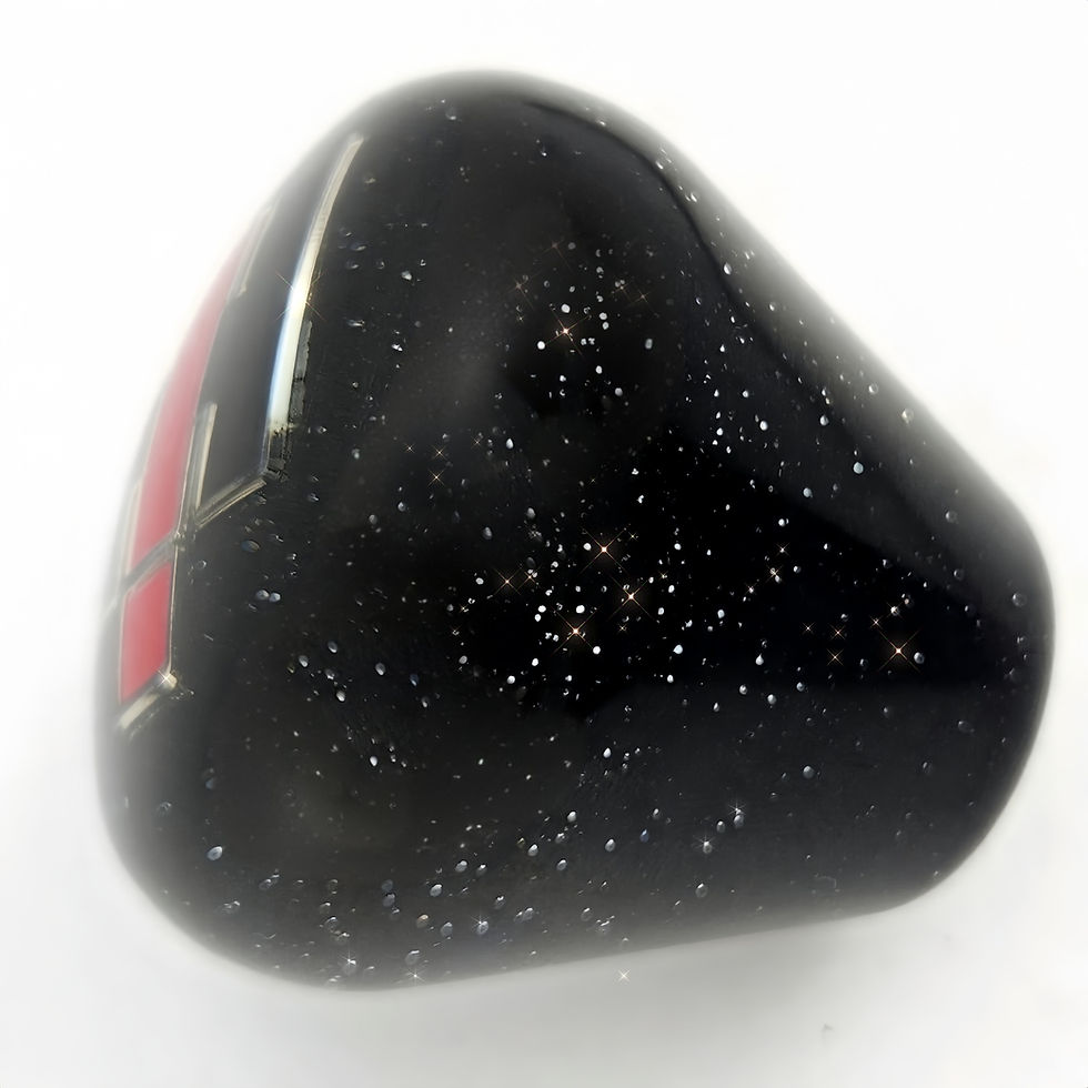 Thumbnail: Black Glitter International IH Hanco Style Shift Knob