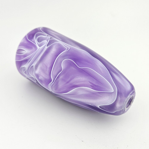 Lilac Purple Pearl Swirl Flat Column Shift Knob | Metal Flake City