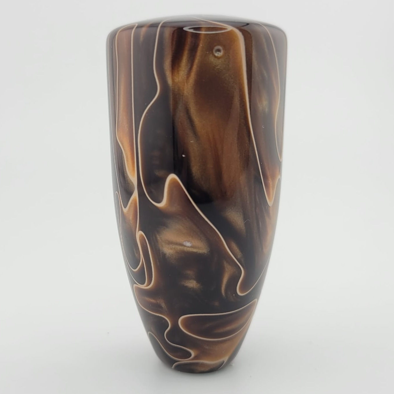 Espresso Pearl Swirl Flat Column Shift Knob