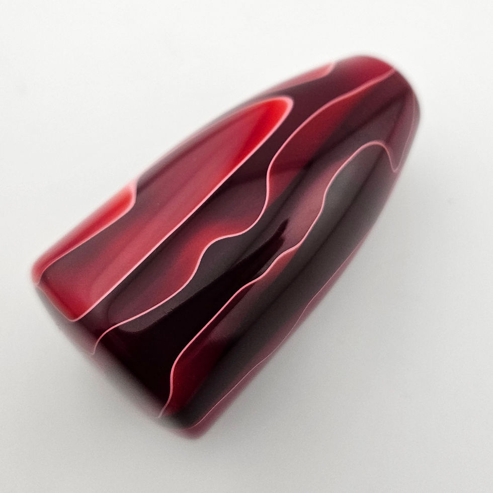 Thumbnail: Retro Red Swirl Flat Column Shift Knob
