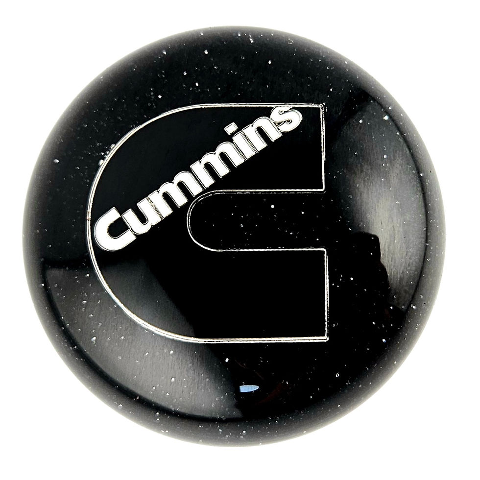 Black Glitter Hanco "Style" Cummins C Shift Knob