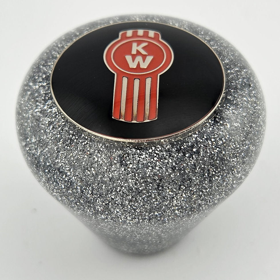 Miniatura: Silver Glitter Hanco "Style" KW Kenworth Shift Knob