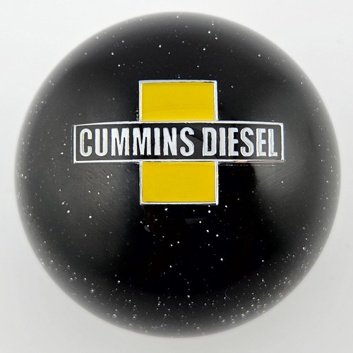 Black Glitter Ball Cummins Diesel Shift Knob Metal Flake City