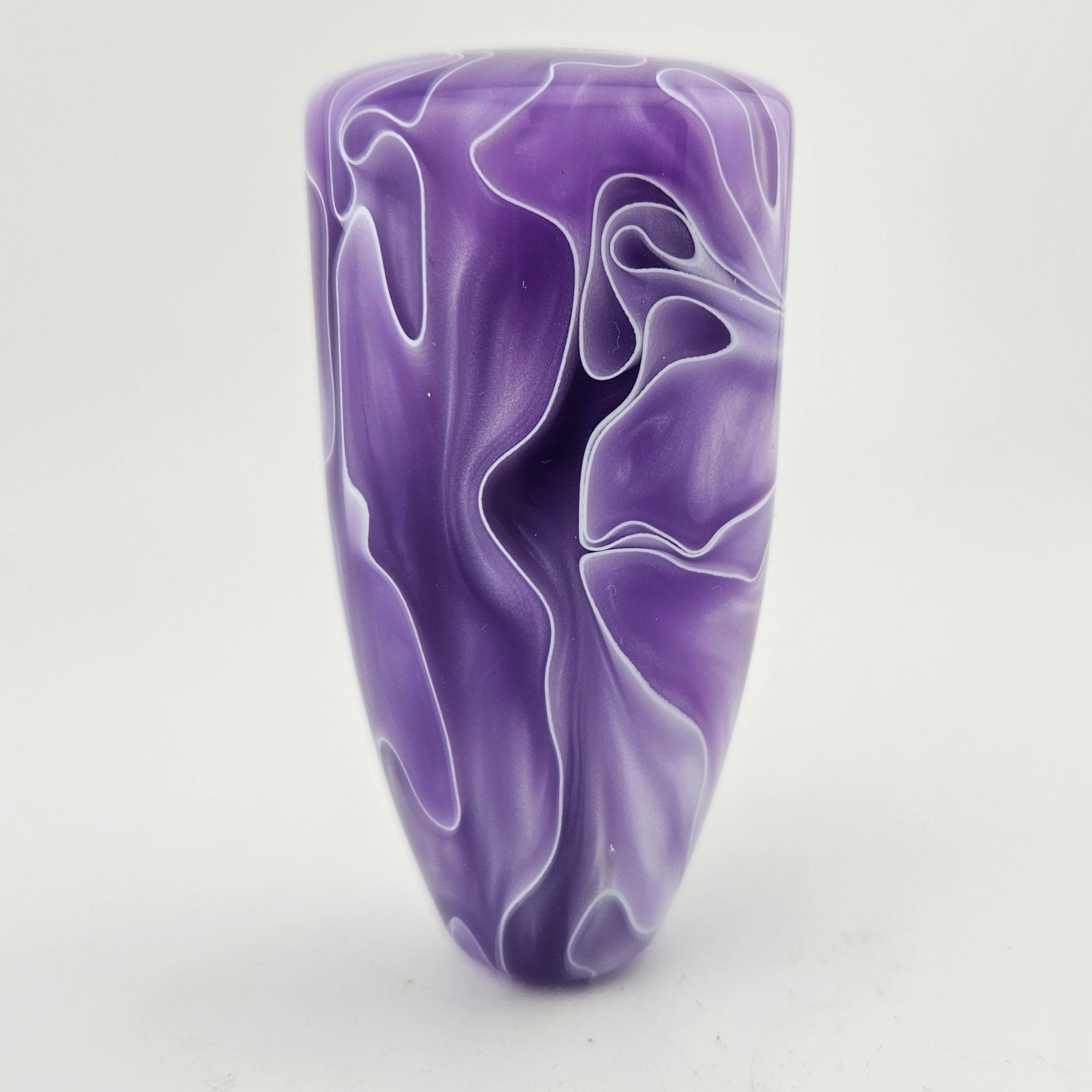 Lilac Purple Pearl Swirl Flat Column Shift Knob