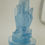 Miniatura: Blue Silver Glitter Dashboard Praying Hands