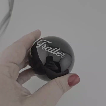 Thumbnail: Solid Black Trailer Ball Air Brake Knob