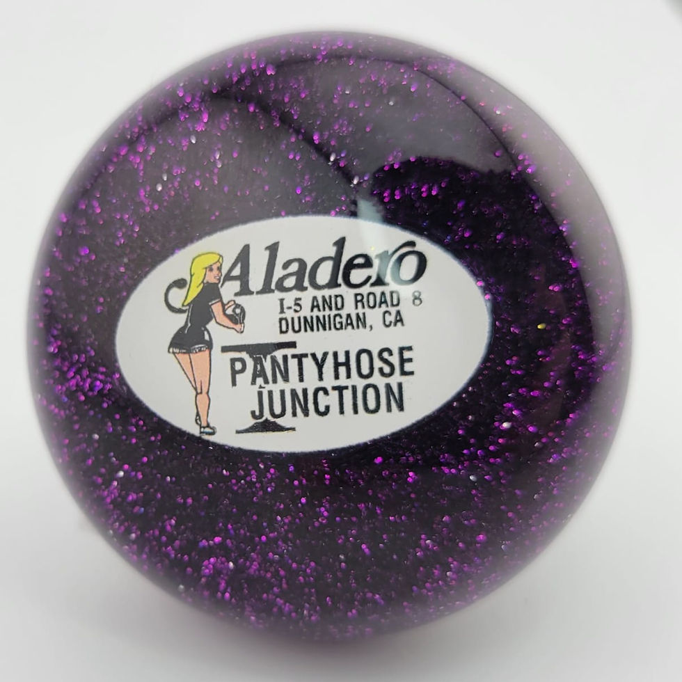 Miniatura: Purple Glitter Hanco "Style" Aladero Shift Knob