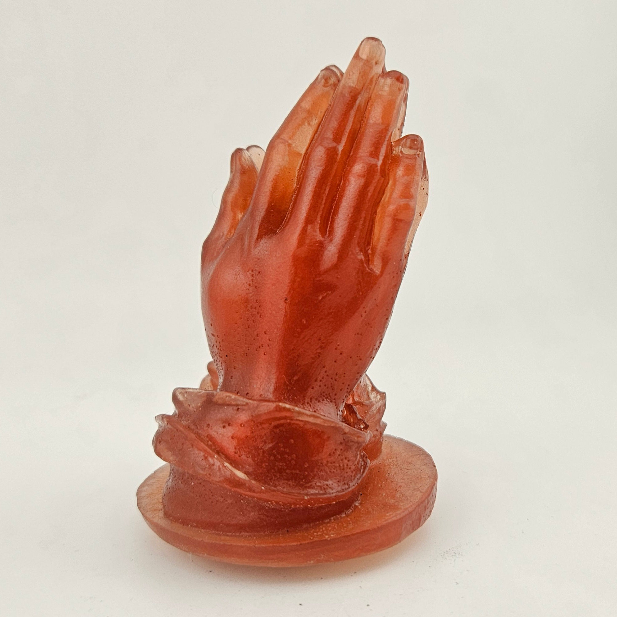 Burgundy Pearl Dashboard Praying Hands